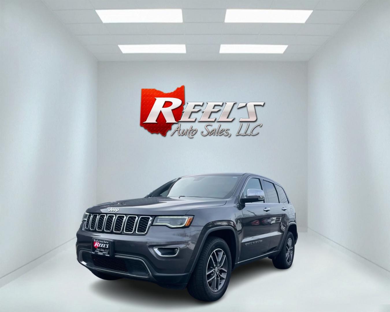 2017 Gray /Black Jeep Grand Cherokee Limited 4WD (1C4RJFBG9HC) with an 3.6L V6 DOHC 24V engine, 8A transmission, located at 547 E. Main St., Orwell, OH, 44076, (440) 437-5893, 41.535435, -80.847855 - Photo#0